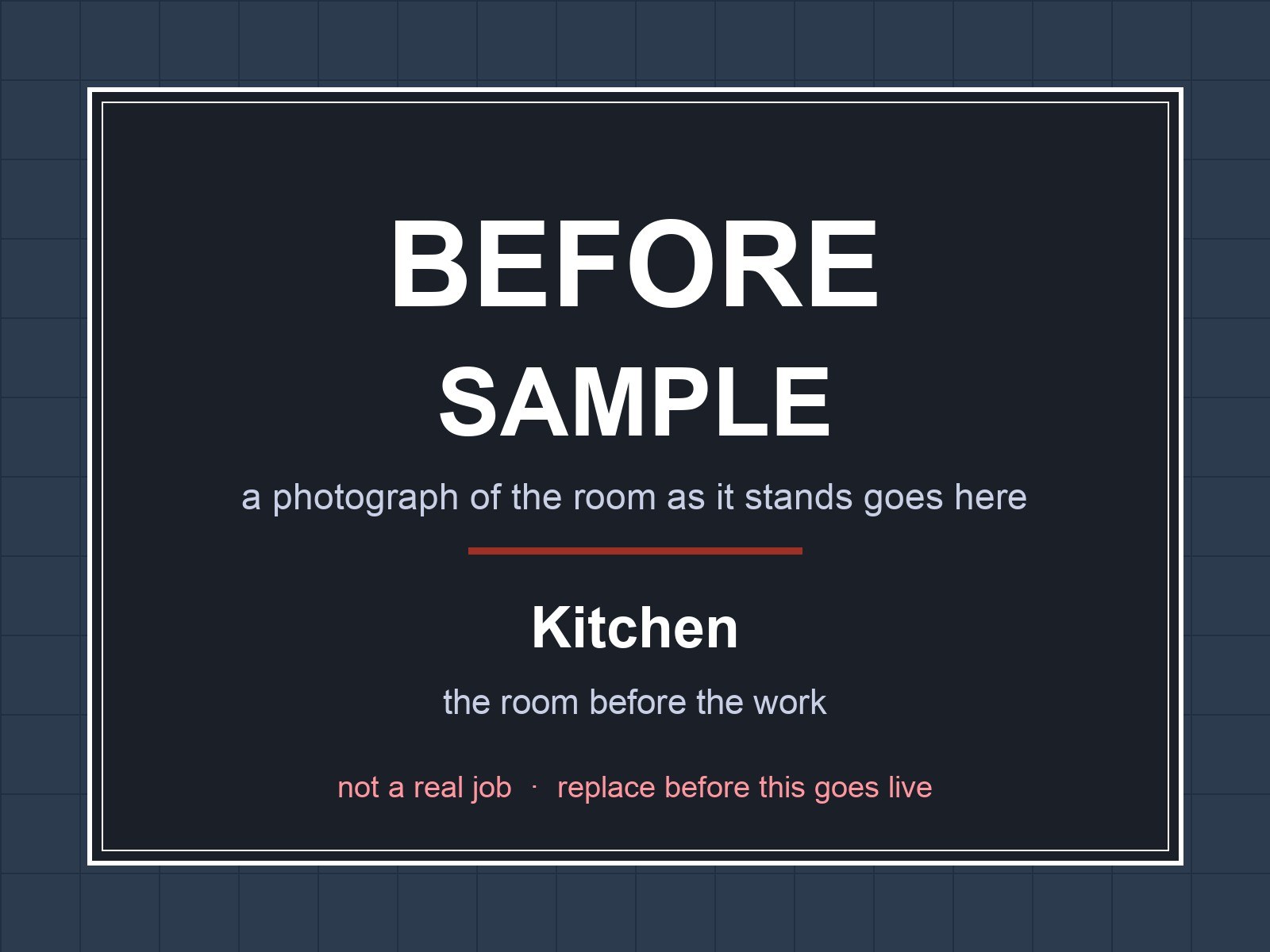 Before: Kitchen, Mount Juliet