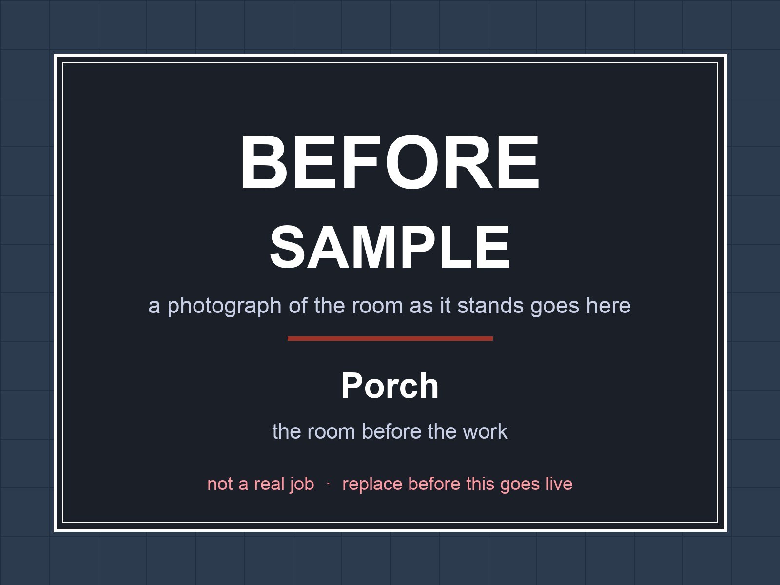 Before: Porch, Lebanon